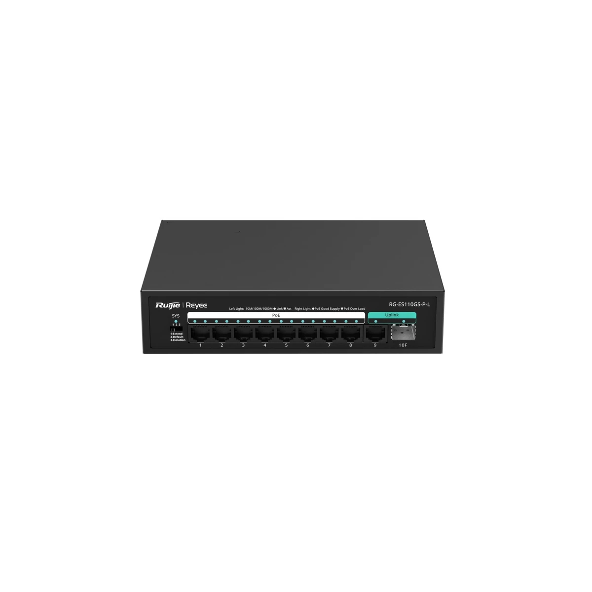 RUIJIE RG-ES110GS-P-L, PoE switch for carrying data and power to network devices