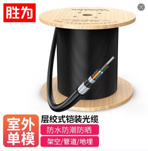 SHENGWEI BGYTS-24-3KM GYTS Outdoor Single-mode Layer Stranded Fiber Optic Cable