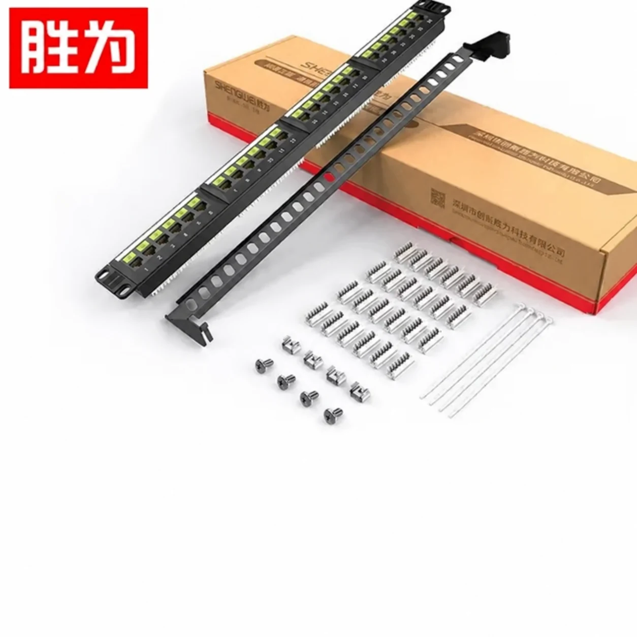 Patch Panel Cat6 24 Port 1U SHENGWEI CNDF624D